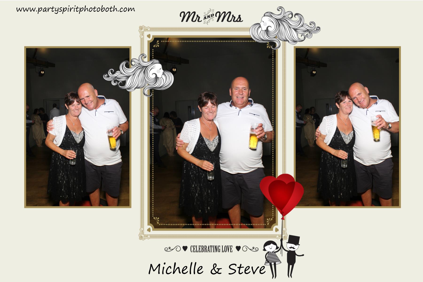 Michelle & Steve Wedding | View more photos from the event at gallery.partyspiritphotobooth.com/u/PartySpiritPhotoBooth/Michelle-Steve-Wedding